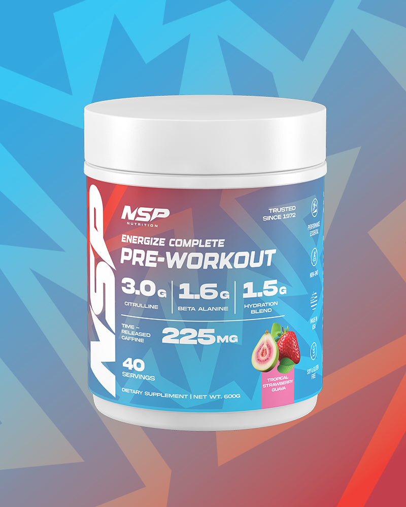 Energize Complete Pre-Workout & Pump Blend Vitamins & Supplements | NSP Nutrition