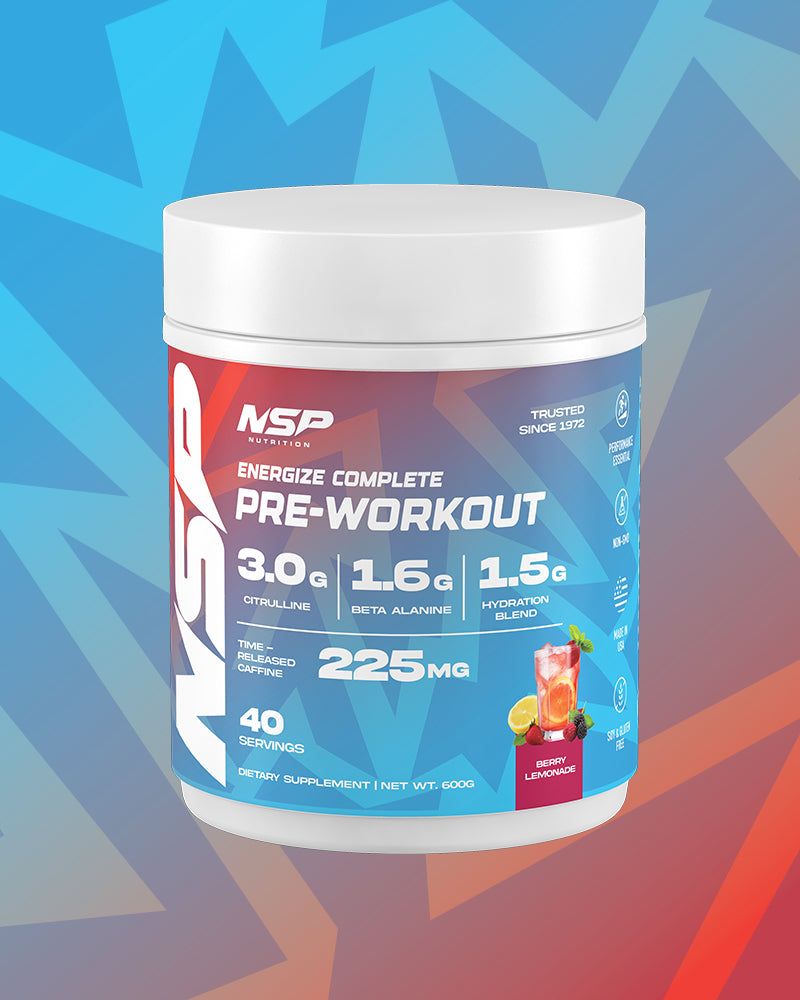 Energize Complete Pre-Workout & Pump Blend Vitamins & Supplements | NSP Nutrition