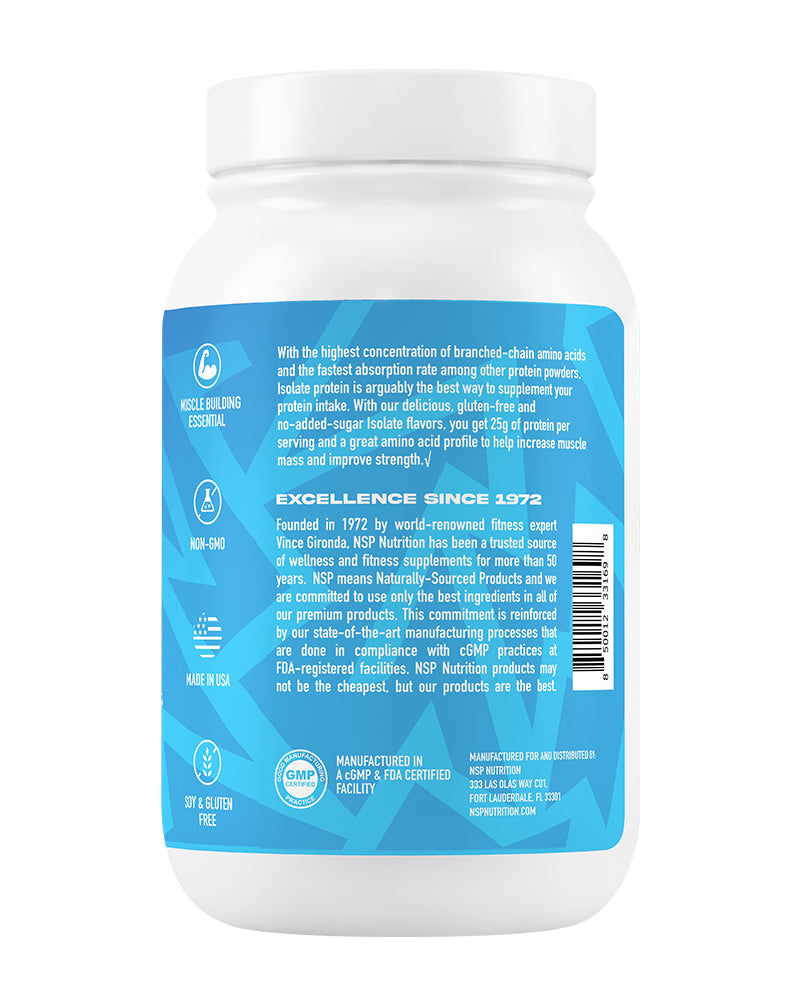 Isolate Protein Powder Supplement | NSP Nutrition
