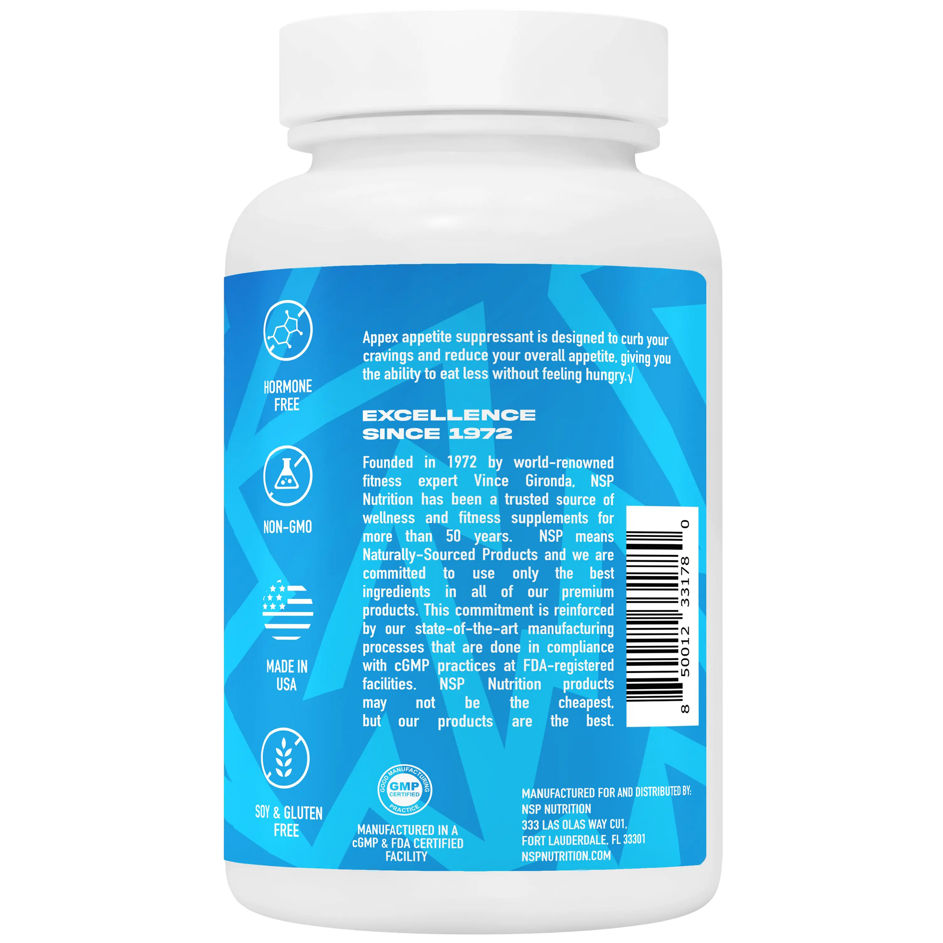 Appex Appetite Suppressant Capsules Vitamins & Supplements | NSP Nutrition