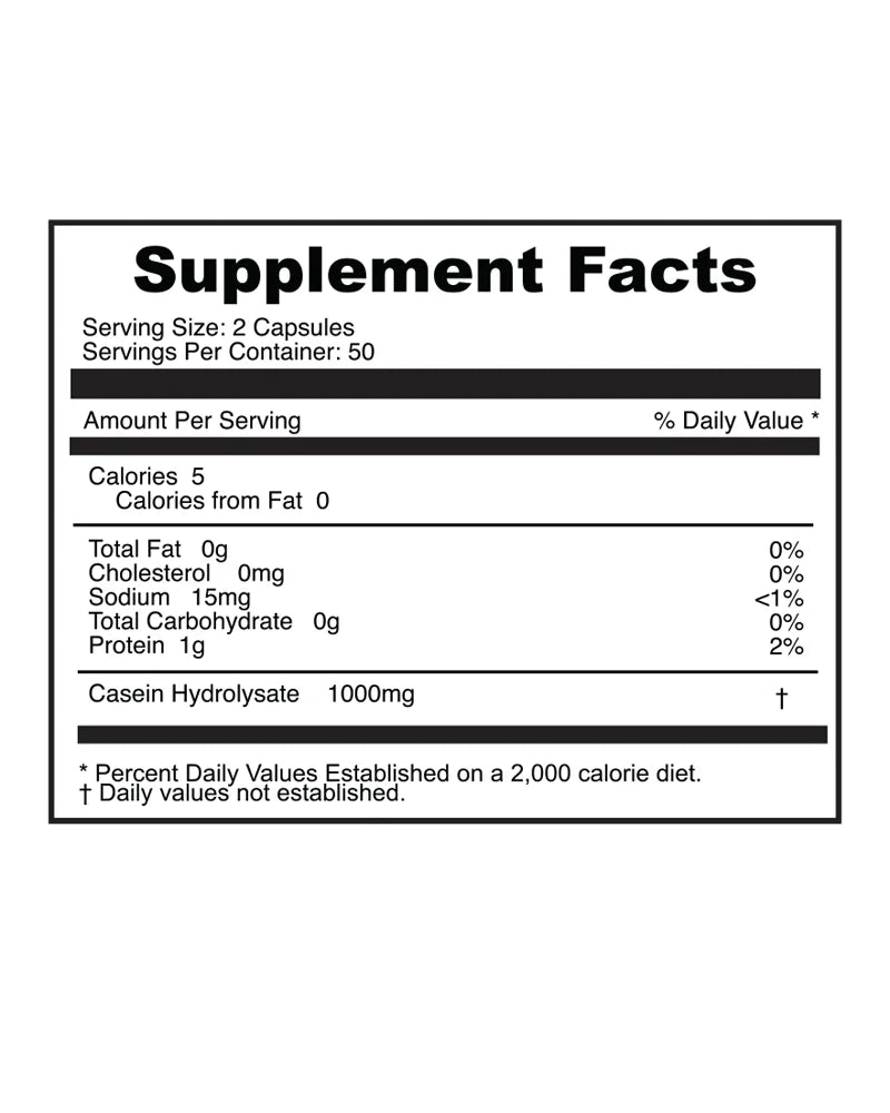 Advanced Aminos Pure Casein Hydrosolate Capsules 1000mg Supplement | NSP Nutrition