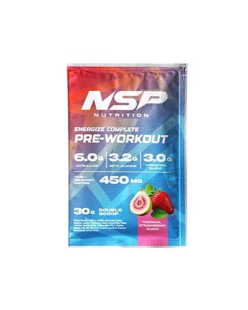 Trial Size - Energize Pre Workout Strawberry Guava