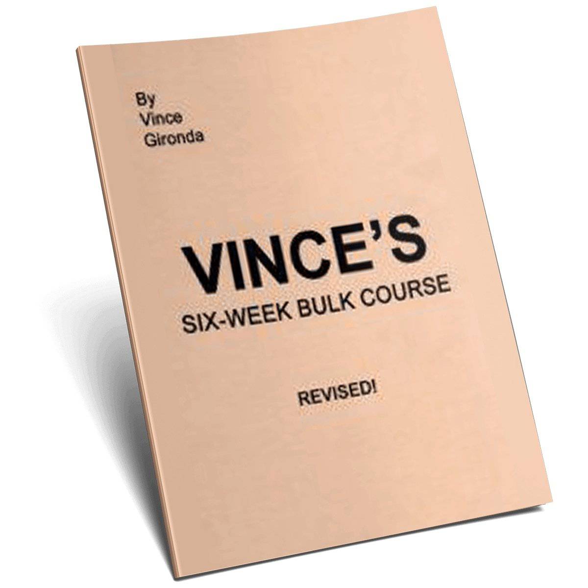 Vince's Six Week Bulk Course Book | NSP Nutrition